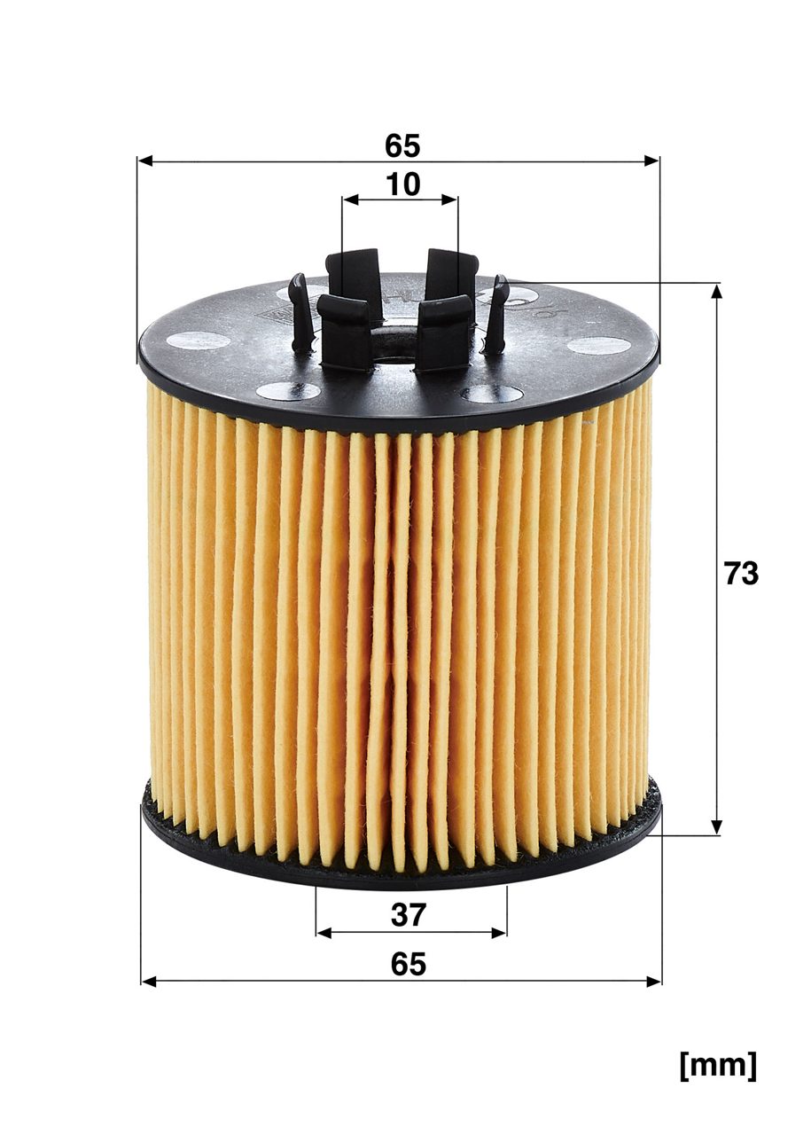 فلتر زيت مان لسيارات سكودا وفولكس فاجن (Hu 712/6x)