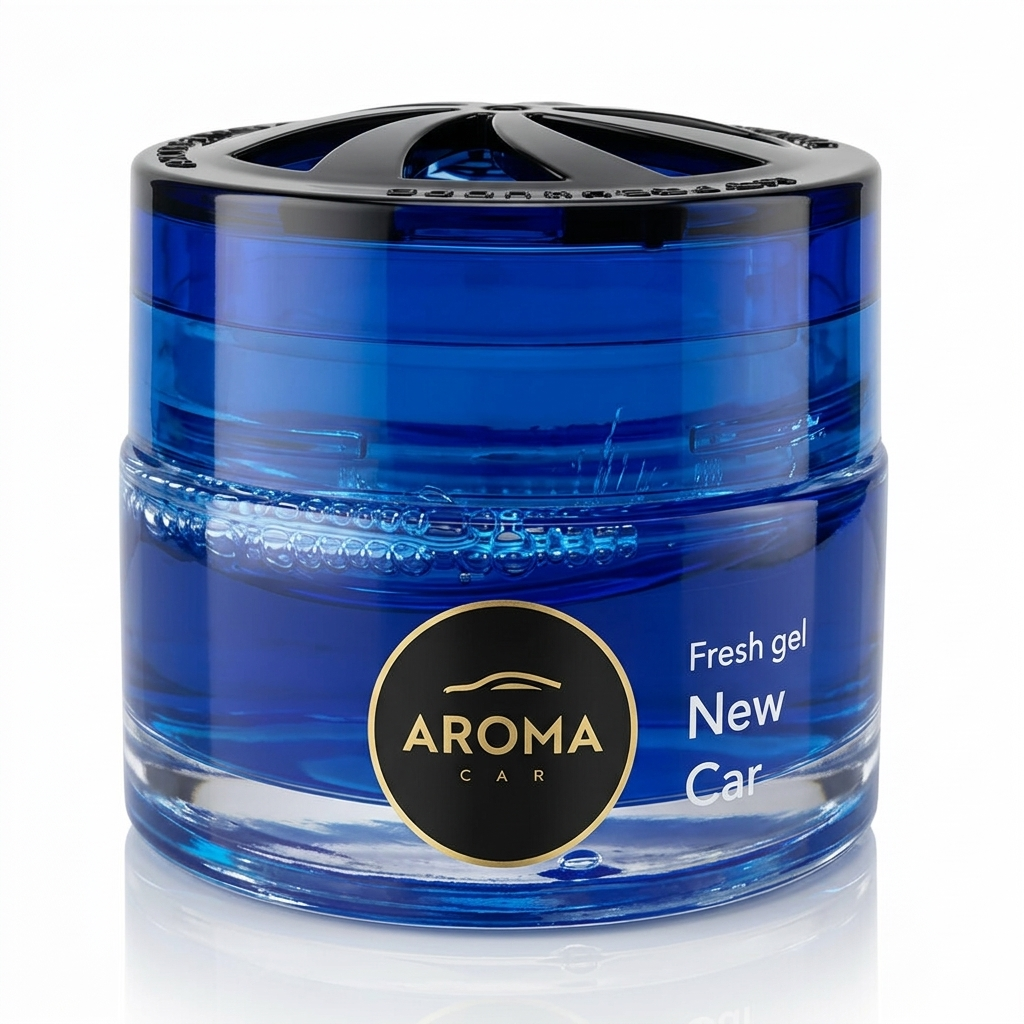 AROMA CAR AIR FRESHNER FRESH GEL NEW CAR 50ml