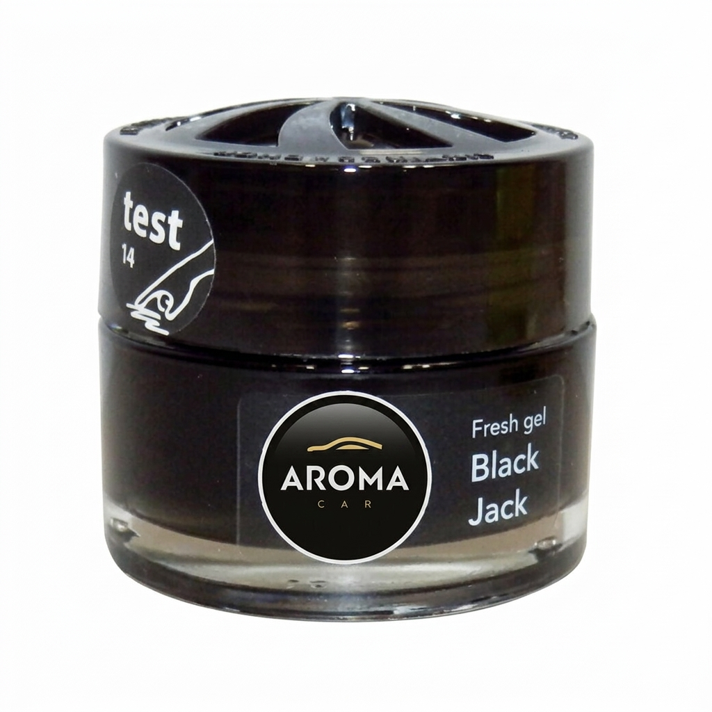 AROMA CAR AIR FRESHNER FRESH GEL BLACK GACK 50ml