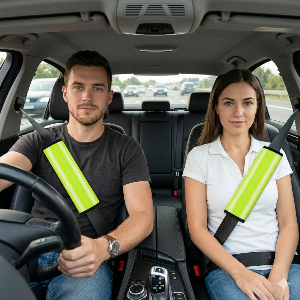 Seat Belt Cover Reflective