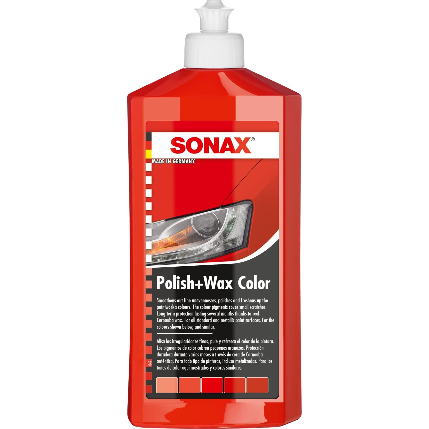 SONAX ملمع وواكس أحمر أبيض