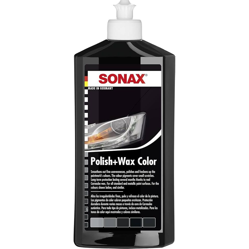 SONAX POLISH & WAX COLOR BLACK