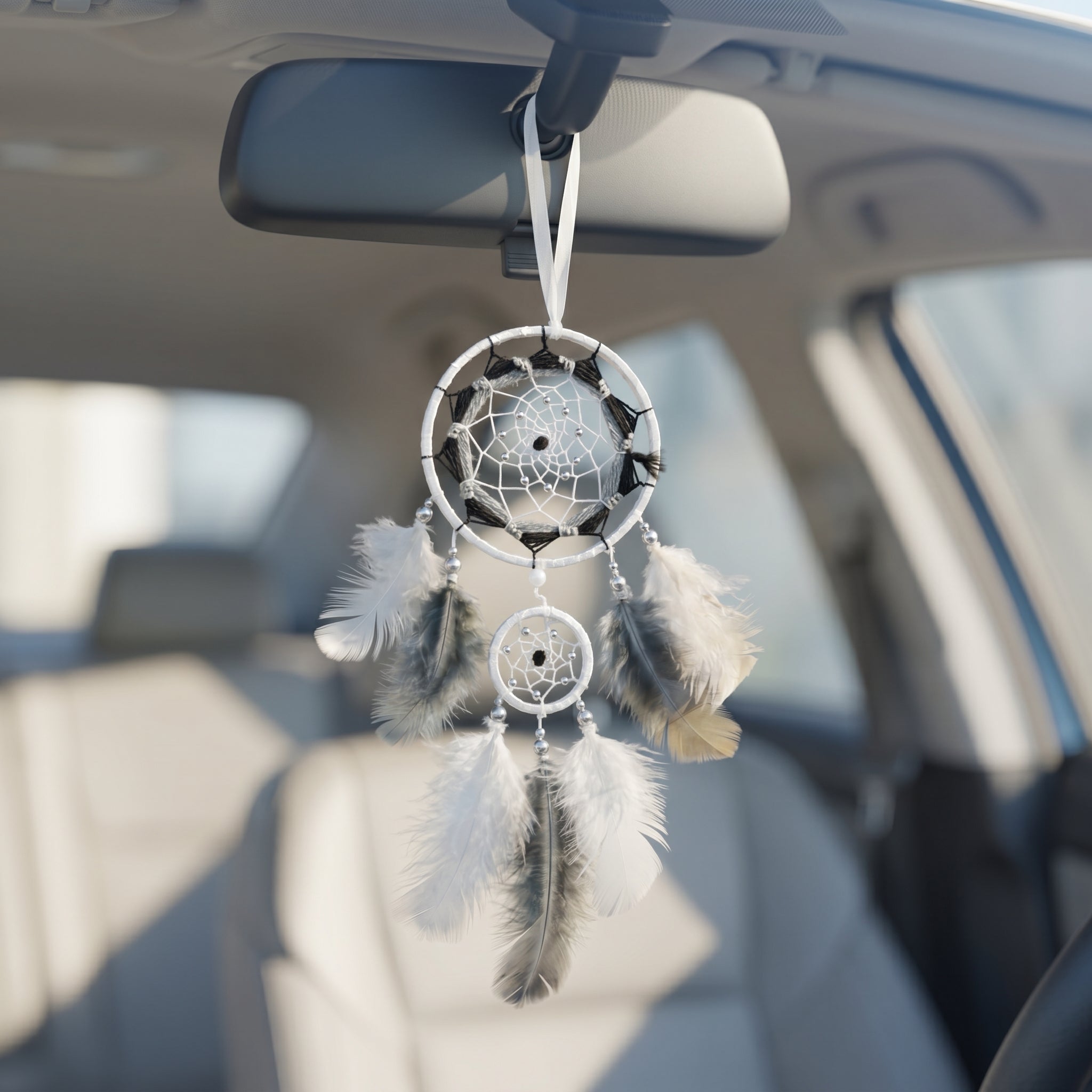 Dream Catcher BLACK&WHITE Hand-Made